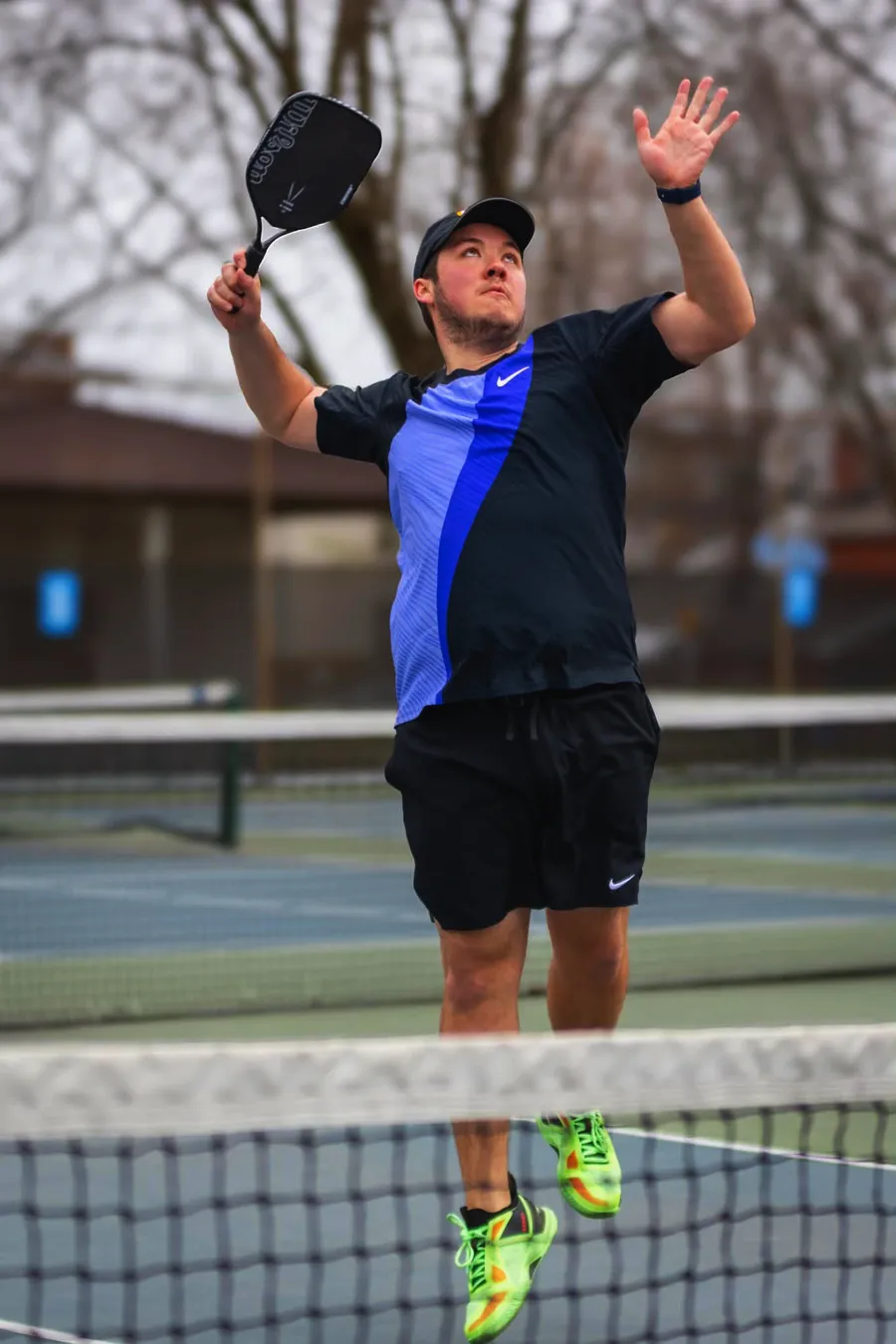 Mickaël Yergeau playing pickleball